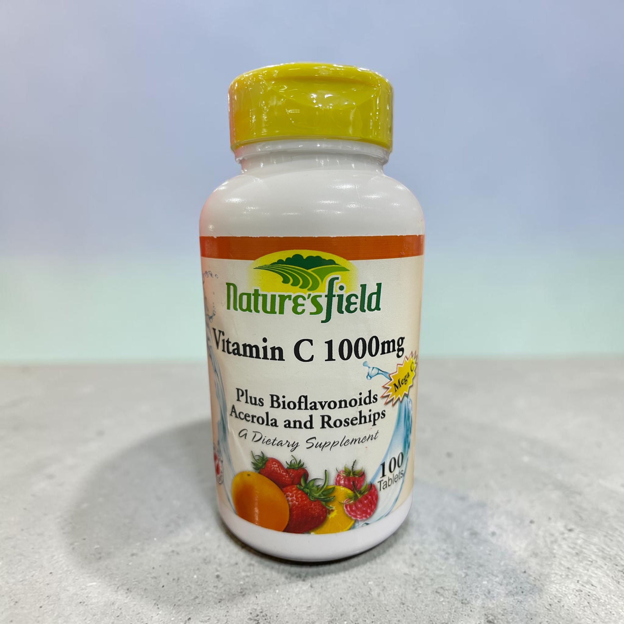 NATURES FIELD VITAMIN C 1000MG TABS X100